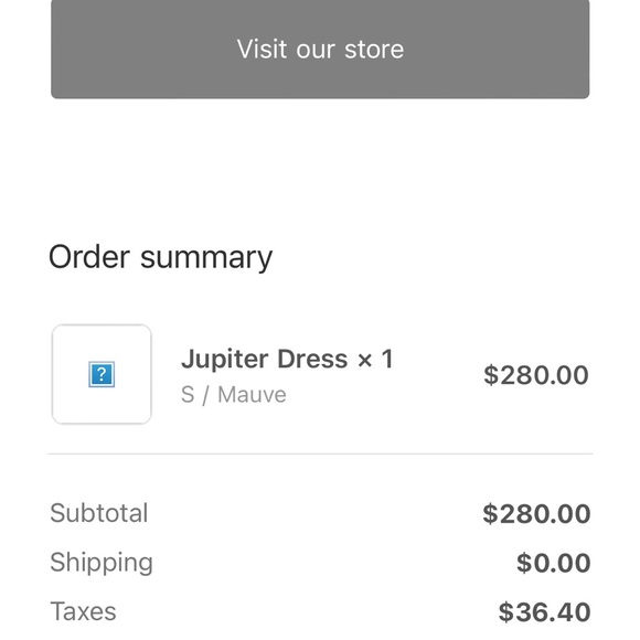 Park & Fifth Mauve Jupiter Dress size Small - Picture 4 of 4